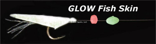 AHI SB-101G Sabiki Glow Fish Skin, Size-14