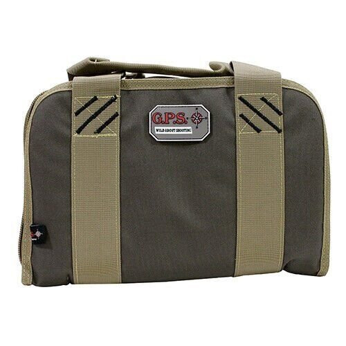 G-Outdoors GPS Tactical Double Plus 2 Gun Carrying Case Green/Khaki GPS-1308PCRK