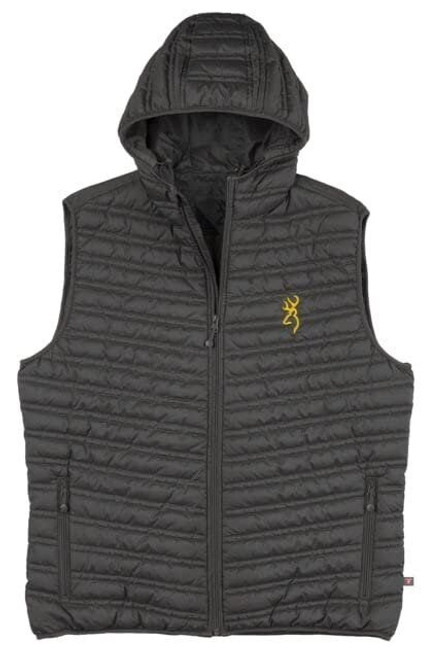 Browning 3053087901: Vest, Packable Puffer, Carbon