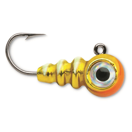 Tungsten Larv Eye Jig 1/32 oz Glow Juicy Lucy