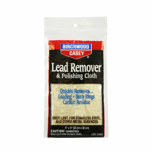 Birchwood Casey Lead Remover/Polishing Cloth 6 X 9 Inch Rust Resistant 31002