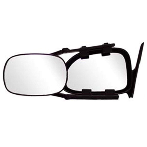 CIPA 11950 Clip-On Towing Mirror Black & Silver, 15.75 Inch"