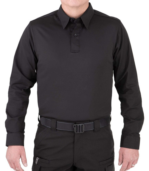 First Tactical 111015-019-M-R Men's V2 Pro Perf Ls Shrt Black M