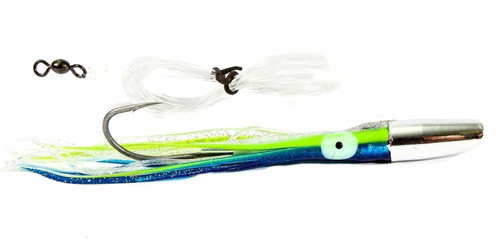 Boone Mahi Jet Rigged Bait, Dark Blue Silver, 6 1/