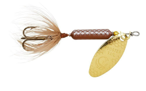 Yakima Bait Wordens Original Rooster Tail Spinner Lure, Mustard, 1/6-Ounce
