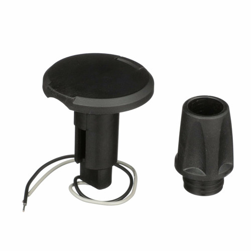 attwood 910R2PB-7 Round 2-Pin Navigation Light Plug-in Base Black Plastic - B...