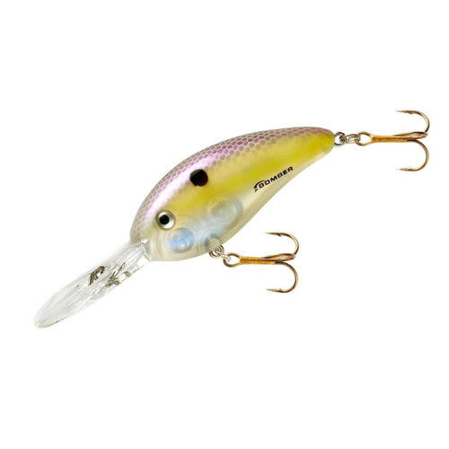 Bomber Lures Fat Free Guppy Crankbait Bass Fishing Lure, Fishing Gear and