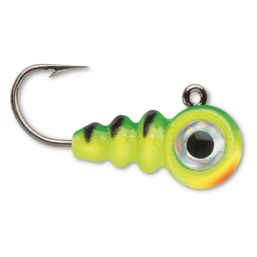 Tungsten Larv Eye Jig 1/16 oz Glow Fire Tiger