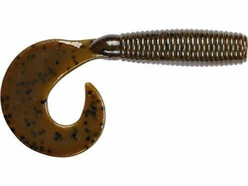 Single Tail Money Grubber Curltal Grub, 5", Green