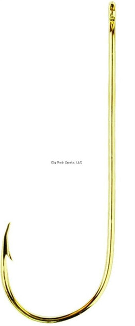 Eagle Claw Aberdeen Hook #2/0 Forged Light Wire Ringed Eye Gold 100/Pk 202-2/0