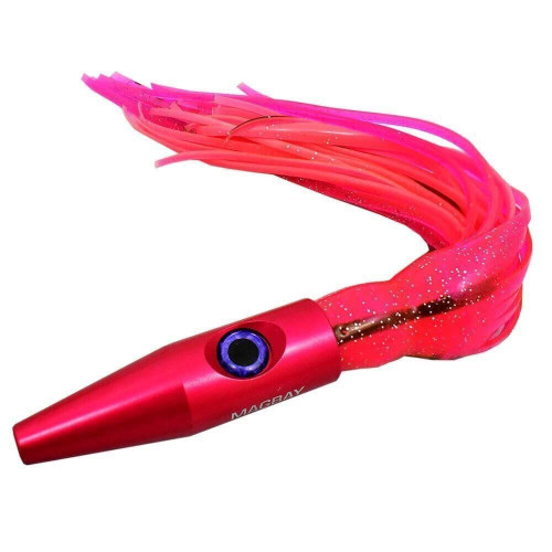 Anodized Plomerito Wahoo Lures - Great for Tuna & Mahi (Pink)