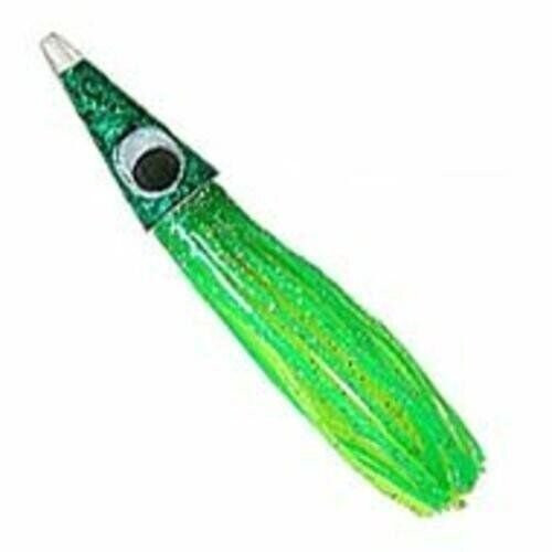 C&H, Tuna Tango Lure, Green/Yellow Skirt, 1.75 oz (49.6 g) Head, 5.75 in (14.6