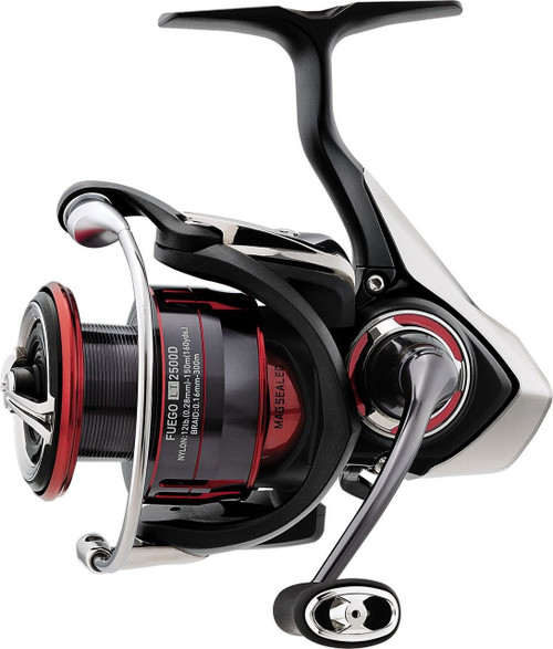 Daiwa Fuego LT Spinning Reel 5:2:1 Gear Ratio 6 Ball Bearing 8lb 110yd FGLT1000D