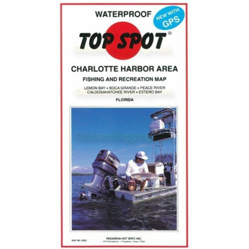 Topspot Fishing Map for Charlotte Harbor