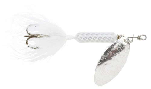 Yakima Bait Wordens Original Rooster Tail Spinner Lure, White, 1-Ounce