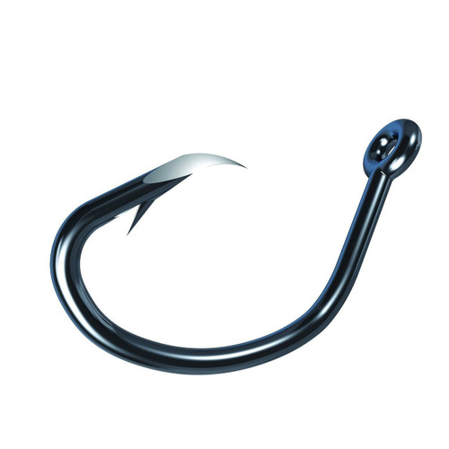Eagle Claw TK619-5/0 Trokar 619" Circle Offset Hook, Black/Chrome Finish 8/PK Eagle Claw TK619-5/0 Trokar 619" Circle Offset Hook, Black/Chrome Finish 8/PK