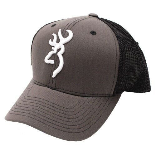 Browning Colstrip Flex Fit Cap Small/Medium Charcoal 308702892