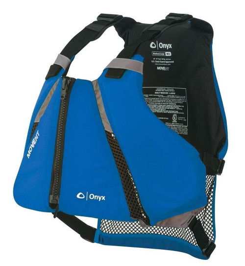 ONYX MoveVent Curve Paddle Sports Life Vest, X-Small/Small, Blue
