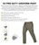 First Tactical 114041-729-28-36 Men's V2 Pro Duty 6 Pocket Midnight Navy 28