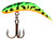 Yakima Bait Flatfish F-7 High Action Plug, 2 1/4-Inch, Fire Tiger