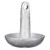 Attwood 9941-1 Cast Iron 8-Pound Wide Area Mushroom Anchor with Large Steel Eye, Silver Finish