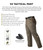 First Tactical 114011-036-42-34 Men's V2 Tactical Pant Wolf Grey 42