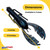 BAITFUEL Paca Slim Infused with Supercharged X55 Formula Gel: Fish Scent Technology with Powerful Attractants | 4-Inch, Black Blue Flake (PN: X65522)