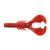 Berkley PowerBait Shape 108 Fishing Soft Bait, 3 1/2", Hot Craw