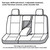 Covercraft Carhartt Super Dux SeatSaver Custom Seat Covers | SSC8429COBK | 2nd Row 60/40 Bench Seat | Compatible with Select Chevrolet Silverado/GMC Sierra 1500/2500/3500 Crew Cab Models | Black