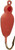 Custom Jigs DJS6-CS-09 Demon Jig Spoon, Size 6, Mega Glow Red/Gold Back 1Cd