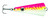 VMC Tingler Spoon 1/16 oz Glow Pink Fire UV