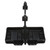 Attwood 9090-5 Adjustable Battery Tray, for 24/24M Series Batteries, Heavy-Duty Black Plastic, Height-Adjustable Crossbar