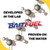 BAITFUEL Mini Kickin' B-Bug Versitile Creature Bait Infused with Supercharged X55 Formula Gel | 3.5-Inch, White