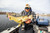 Northland Fishing Tackle Deep-Vee Spin Jig, Versatile Walleye Spinning Jig with Thumper Willow Blade, Multi-Species Lure, Essential Fishing Bait, 1/4 Oz, Bubblegum
