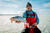 Northland Fishing Tackle Glass Buck-Shot Ice Fishing Jigging Spoon, Green Perch, 1/8 Oz for Walleye, Perch, and Crappie