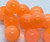 BnR Tackle SBRL510 Soft Beads, 10 mm, 50/50 roe Light, Neutral Buoyancy, 10/Pack