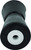 Attwood 11217-1 Heavy Duty Boat Trailer Roller, Rubber Shaft Keel, Black, 12-Inch x 5/8-Inch
