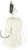 Z-MAN Chatterbait, White, 3/8-Ounce