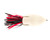 Scum Frog Original Topwater Bass Fishing Hollow Body Frog Lure with Weedless Hooks, Red Pearl