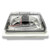 HENG'S INDUSTRIES Zephyr RV 14" Roof Vent Fan | Clear Lid | Remote Powered | White Screen Frame, Collar, & 6" Square Garnish | SV0113-G4/70113V-G4