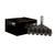 West Coast Wheel Accessories 12X1.5 Bulge Acorn Spline Et Lug Nuts 1.55" 6 Lug Install Kit Black