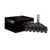 West Coast Wheel Accessories 12X1.5 Bulge Acorn Spline Et Lug Nuts 1.55" 6 Lug Install Kit Black