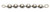 Brad's Killer Fishing Gear Chain Swivels-Pack of 15 (Black, 1/8-Inch 6 Bead) (BCS-615)