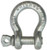 Chicago Hardware 20145 2 Carbon Screw Pin Anchor Shackle, Galvanized, 13,000 lb. Working Load Limit, 7/8" Diameter