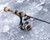Northland Fishing Tackle Buck-Shot Ice Fishing Rattle Spoon, Super-Glo Rainbow, 3/8 Oz, 1/Cd