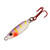 Northland Fishing Tackle Forage Minnow Ice Fishing Jigging Spoon Lure, for Walleye, Crappie, Bluegill, Trout, & More, UV Glo Perch, 1/8 Oz, 1 Pack