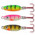 Northland Fishing Tackle Forage Minnow Ice Fishing Jigging Spoon Lure, for Walleye, Crappie, Bluegill, Trout, & More, UV Glo Perch, 1/8 Oz, 1 Pack