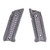 Pachmayr G-10 Tactical Pistol Grips, Ruger Mark Iv, Gray/Black, Grappler