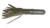 DRY CREEK Tournament Tube, 3 1/2", Green Pumpkin/Blue Flake, 10/Pack
