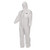 Seachoice 93111 SMS Disposable Protective Breathable Coveralls w/Hood Large
